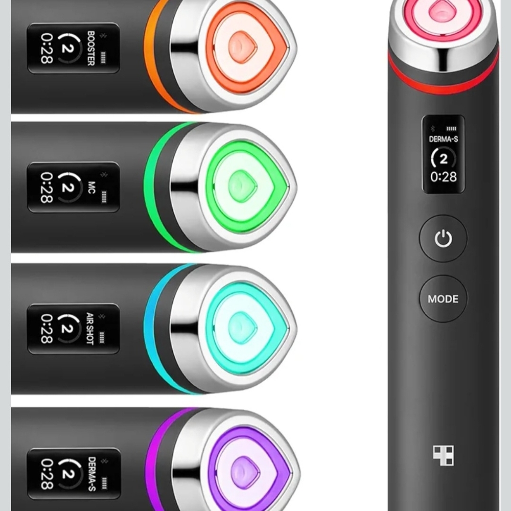 medicube Age-R Booster Pro | 6-in-1 Real Glass Glow Beauty Massager,Glass Skin